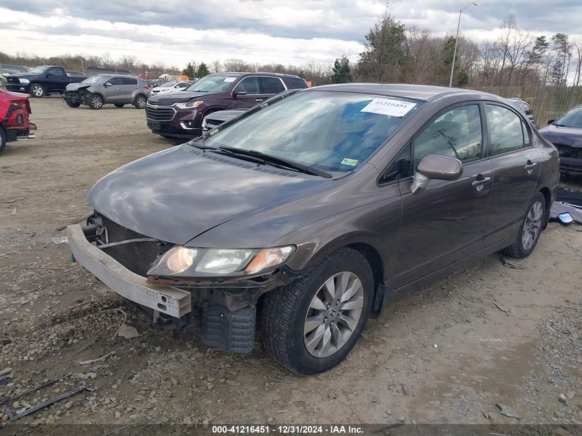 2009 HONDA CIVIC VIN: 2HGFA165X9H525464