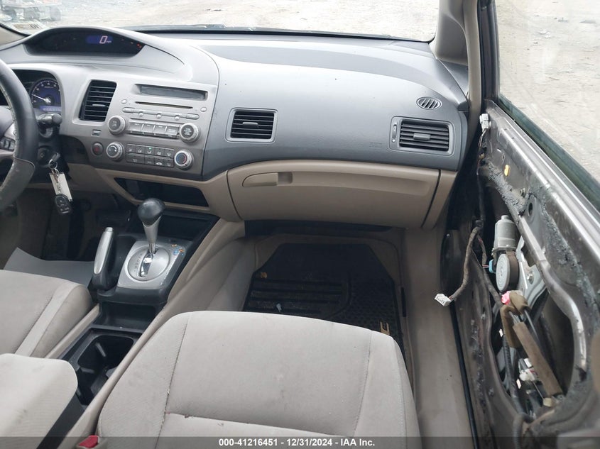 2009 HONDA CIVIC VIN: 2HGFA165X9H525464