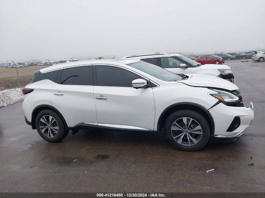 2019 Nissan Murano Sv VIN: 5N1AZ2MS5KN127913 Lot: 41216480