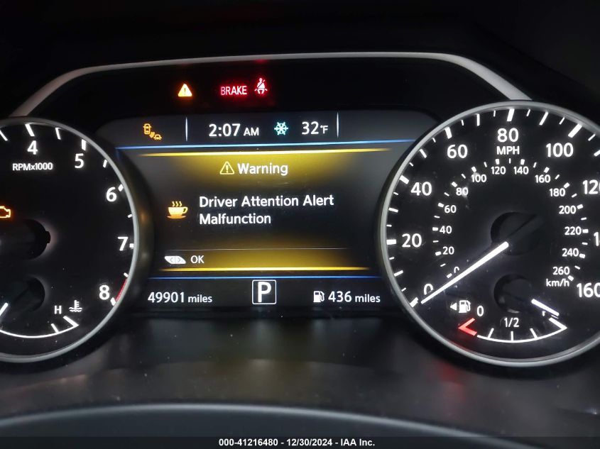 2019 Nissan Murano Sv VIN: 5N1AZ2MS5KN127913 Lot: 41216480