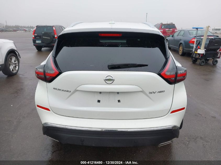 2019 Nissan Murano Sv VIN: 5N1AZ2MS5KN127913 Lot: 41216480