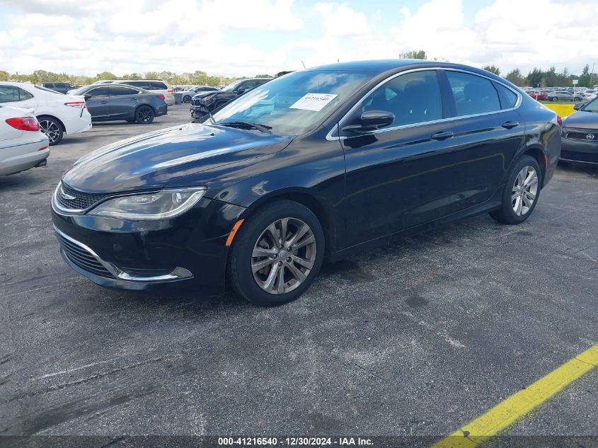 VIN 1C3CCCAB3GN169274 2016 CHRYSLER 200 no.2