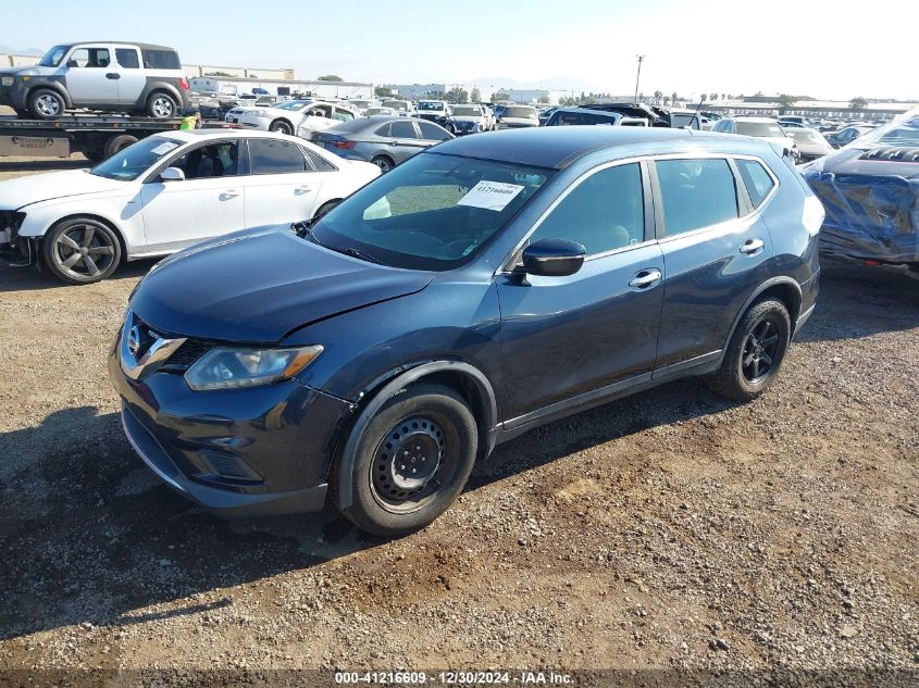 VIN 5N1AT2MT1FC875652 2015 Nissan Rogue, S no.2