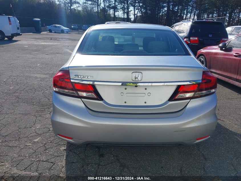 2014 Honda Civic Lx VIN: 2HGFB2F5XEH525204 Lot: 41268963