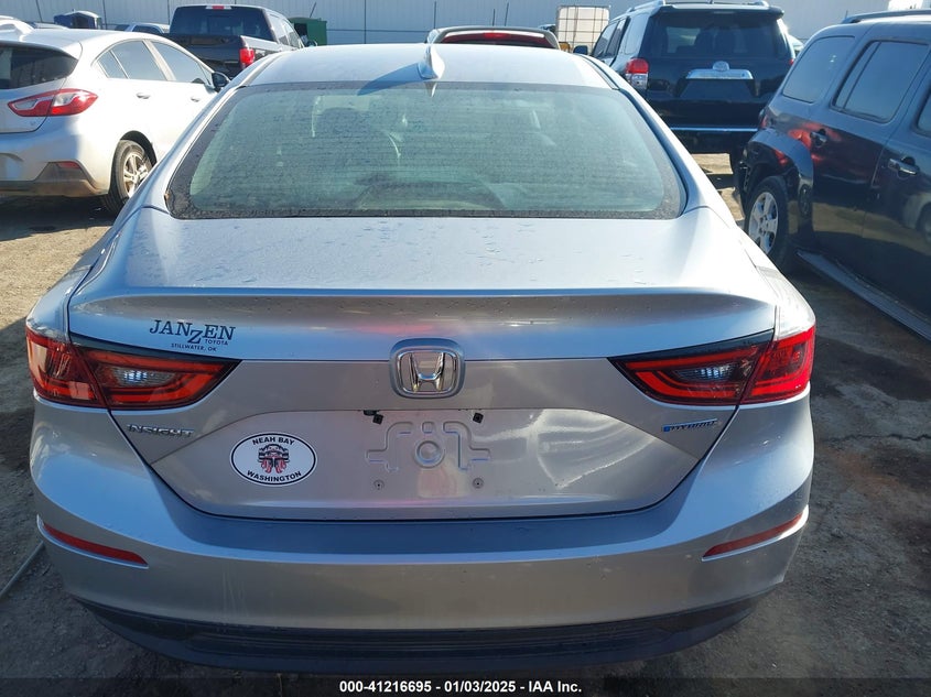2019 HONDA INSIGHT VIN: 19XZE4F52KE002720
