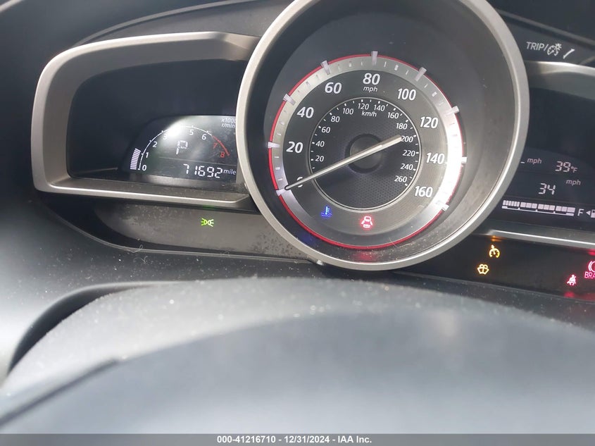 2014 MAZDA MAZDA3 VIN: JM1BM1U7XE1144733