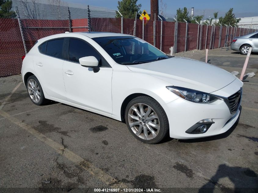 VIN JM1BM1L31F1262122 2015 Mazda 3, S Touring no.1