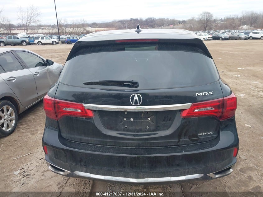 2017 Acura Mdx VIN: 5FRYD4H39HB020837 Lot: 41217037