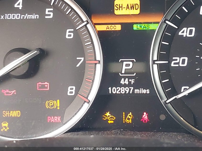 2017 Acura Mdx VIN: 5FRYD4H39HB020837 Lot: 41217037