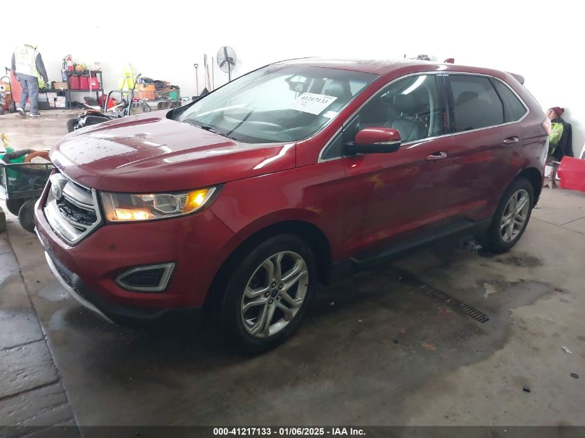 VIN 2FMPK4K9XHBB91802 2017 FORD EDGE no.2