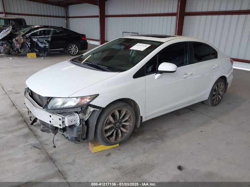 VIN 19XFB2F99EE269750 2014 Honda Civic, Ex-L no.2