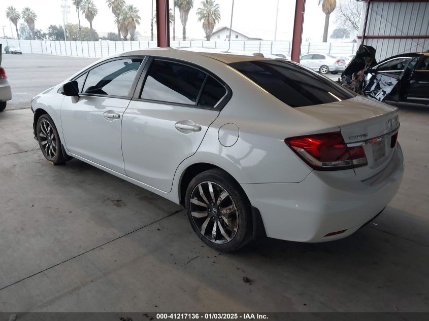 VIN 19XFB2F99EE269750 2014 Honda Civic, Ex-L no.3