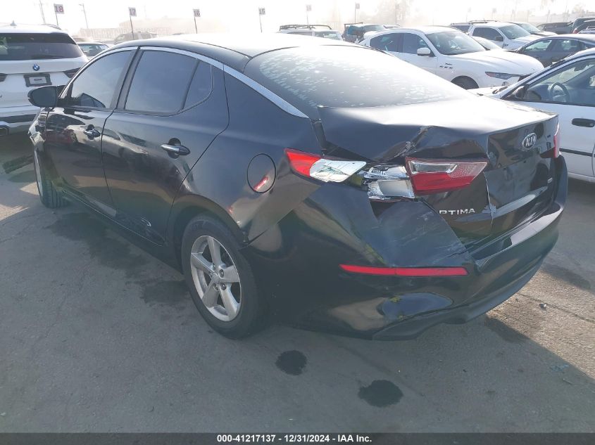 VIN KNAGM4A75F5664602 2015 KIA OPTIMA no.3