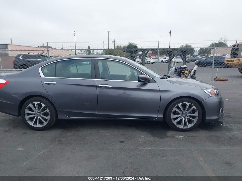 VIN 1HGCR2F57EA010724 2014 Honda Accord, Sport no.12