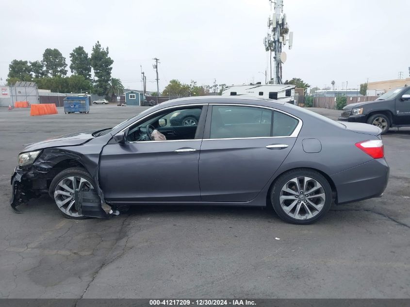 VIN 1HGCR2F57EA010724 2014 Honda Accord, Sport no.13