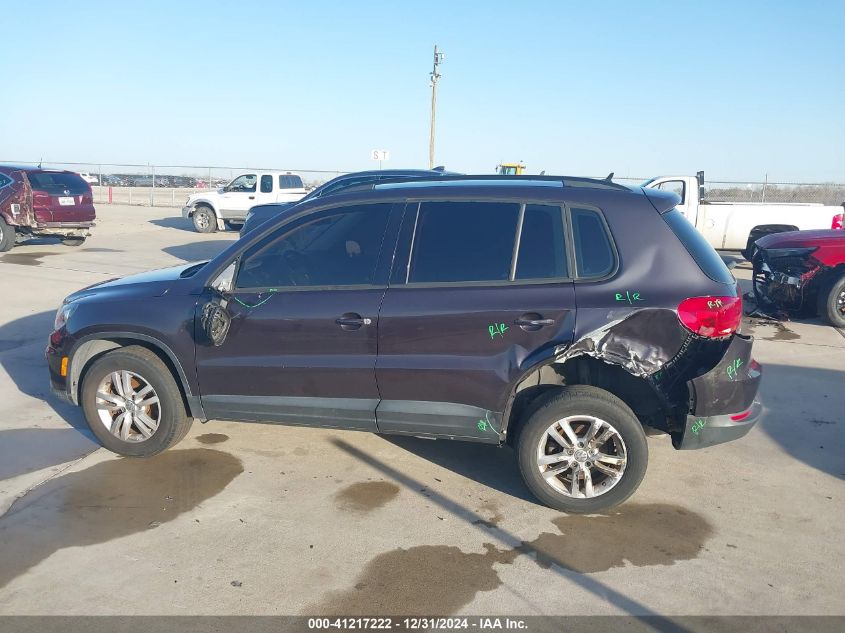 2016 VOLKSWAGEN TIGUAN S - WVGAV7AX6GW568881