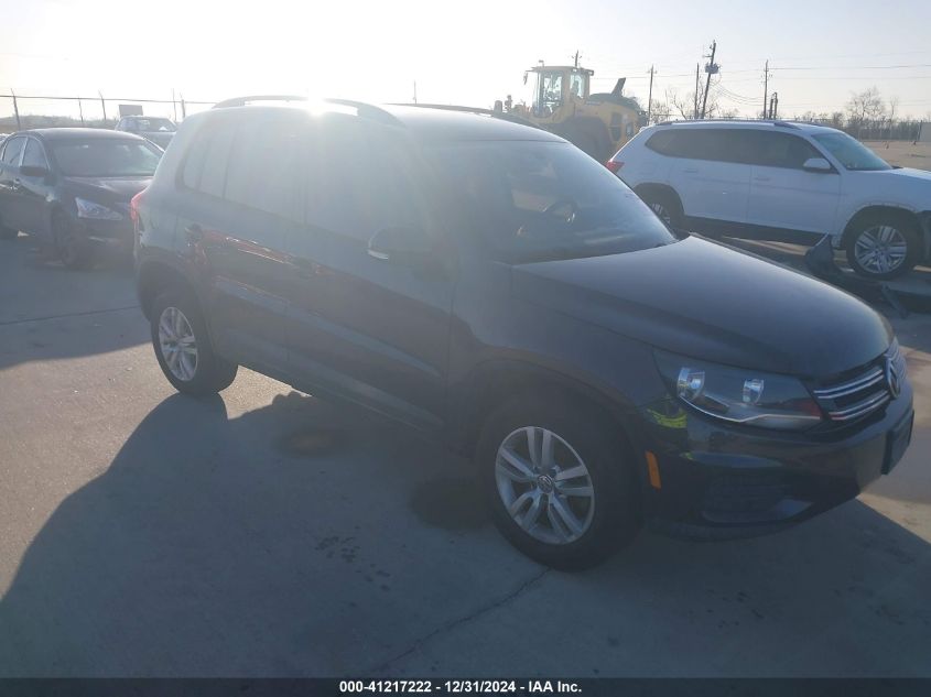 2016 VOLKSWAGEN TIGUAN S - WVGAV7AX6GW568881