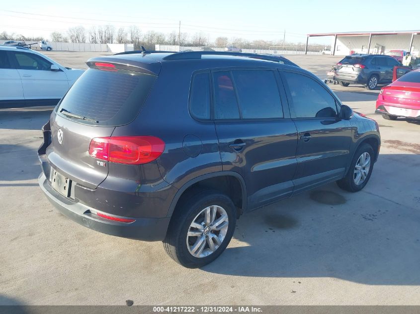 2016 VOLKSWAGEN TIGUAN S - WVGAV7AX6GW568881