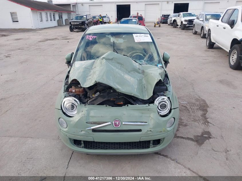 2012 Fiat 500 Pop VIN: 3C3CFFAR6CT381053 Lot: 41217386