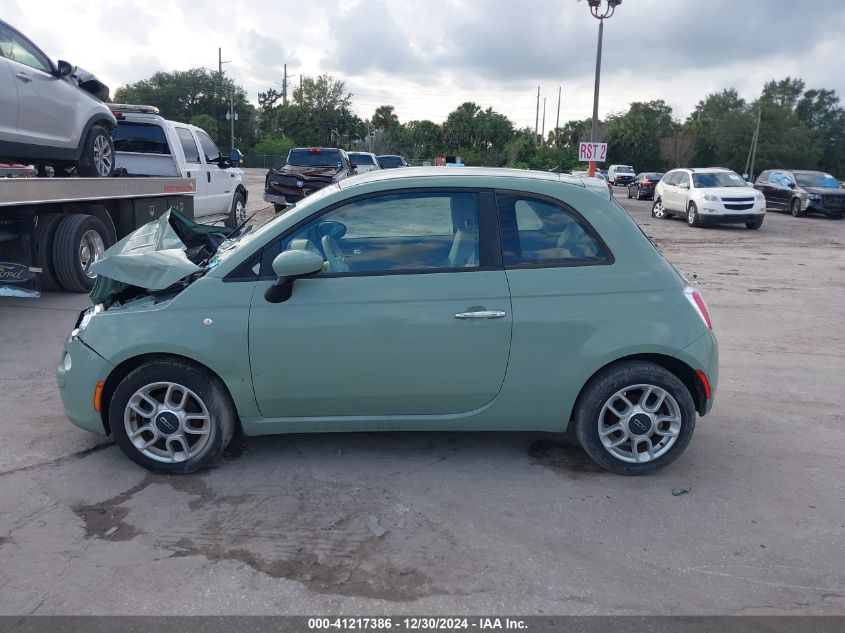 2012 Fiat 500 Pop VIN: 3C3CFFAR6CT381053 Lot: 41217386