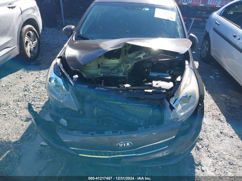 2016 Kia Rio Ex VIN: KNADN4A34G6665278 Lot: 41217457