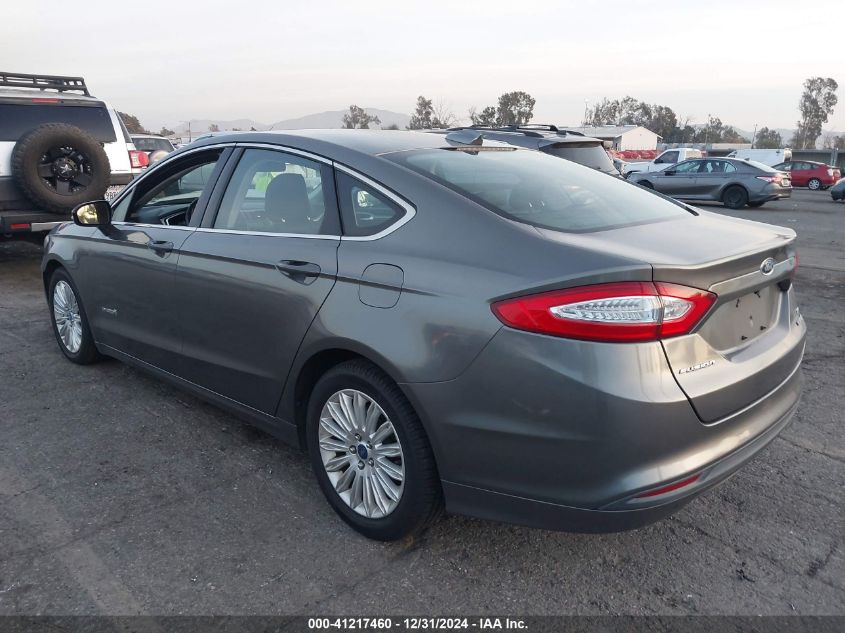 VIN 3FA6P0LU8DR257570 2013 FORD FUSION HYBRID no.3