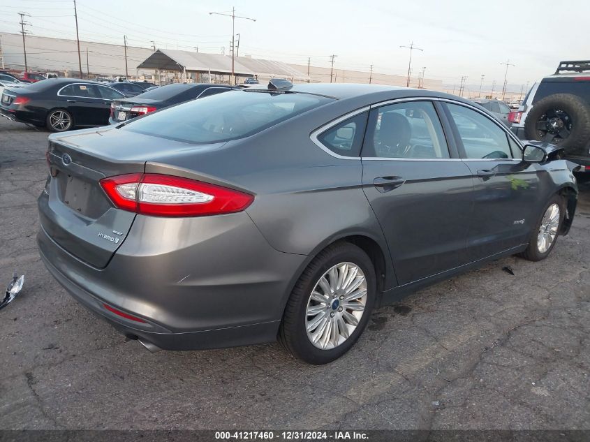 VIN 3FA6P0LU8DR257570 2013 FORD FUSION HYBRID no.4