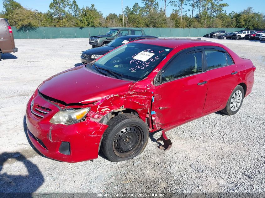 VIN 5YFBU4EE0DP221635 2013 Toyota Corolla, LE no.2