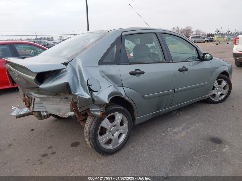 2006 FORD FOCUS VIN: 1FAFP34NX6W109722