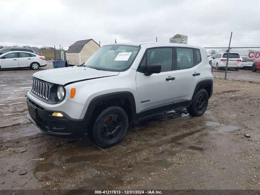 VIN ZACCJBAH8FPB97643 2015 Jeep Renegade, Sport no.2