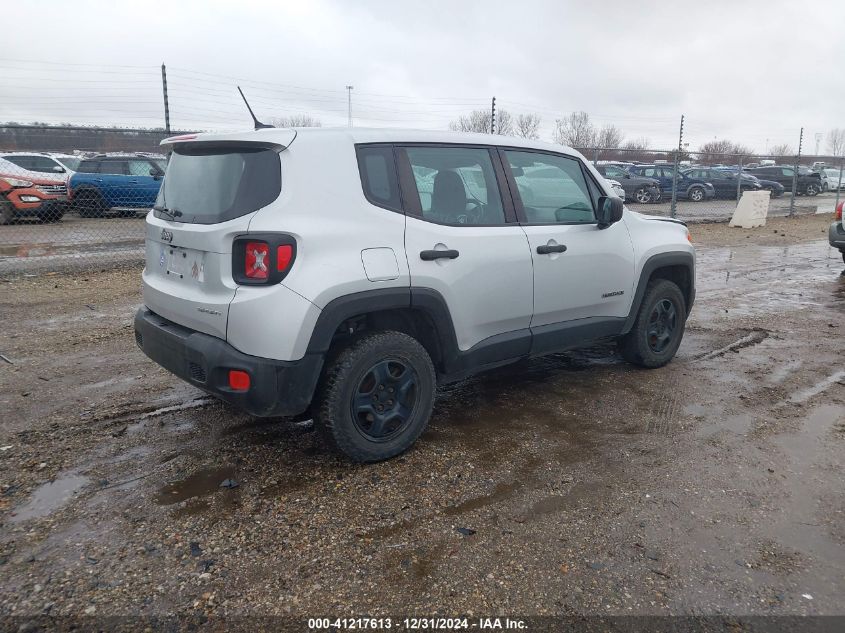 VIN ZACCJBAH8FPB97643 2015 Jeep Renegade, Sport no.4