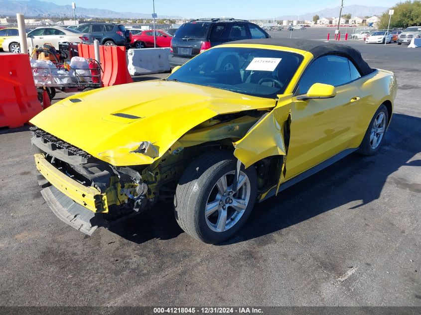 VIN 1FATP8UH0J5109432 2018 Ford Mustang, Ecoboost no.2