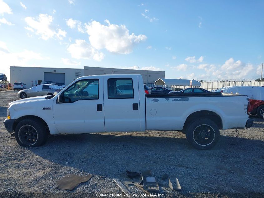 2004 Ford F-250 Lariat/Xl/Xlt VIN: 1FTNW20L84EB27193 Lot: 41218069