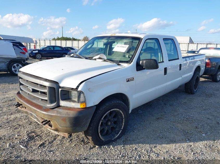 2004 Ford F-250 Lariat/Xl/Xlt VIN: 1FTNW20L84EB27193 Lot: 41218069