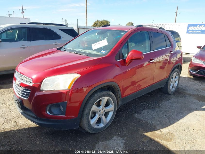 VIN KL7CJNSB6FB102421 2015 Chevrolet Trax, Ltz no.2