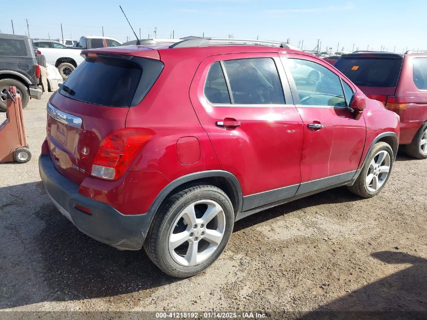 VIN KL7CJNSB6FB102421 2015 Chevrolet Trax, Ltz no.4