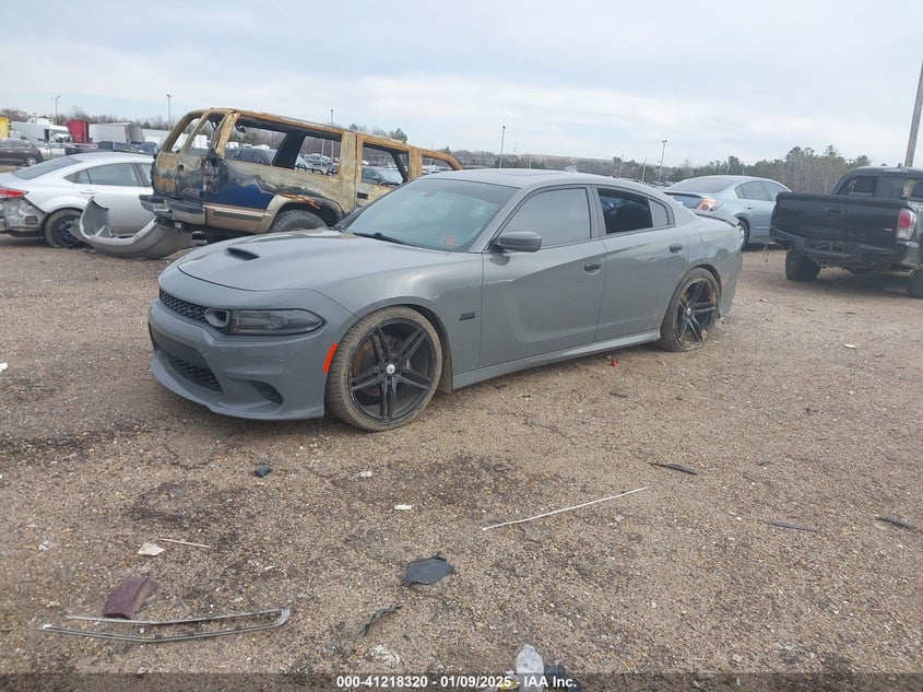 Vin: 2c3cdxgj4kh658769, lot: 41708638, dodge charger scat pack rwd 20192