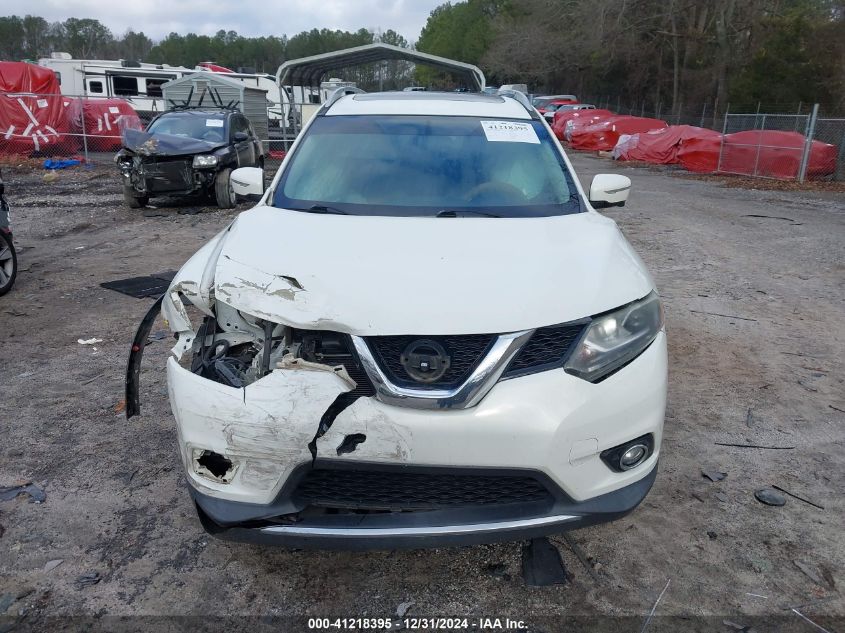 2014 Nissan Rogue Sl VIN: 5N1AT2MT5EC826632 Lot: 41218395