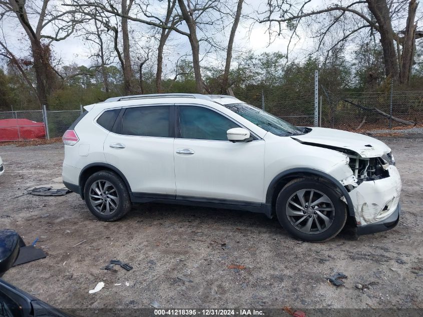 2014 Nissan Rogue Sl VIN: 5N1AT2MT5EC826632 Lot: 41218395