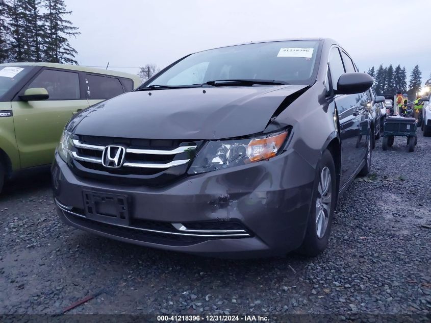 VIN 5FNRL5H65GB093209 2016 Honda Odyssey, Ex-L no.6