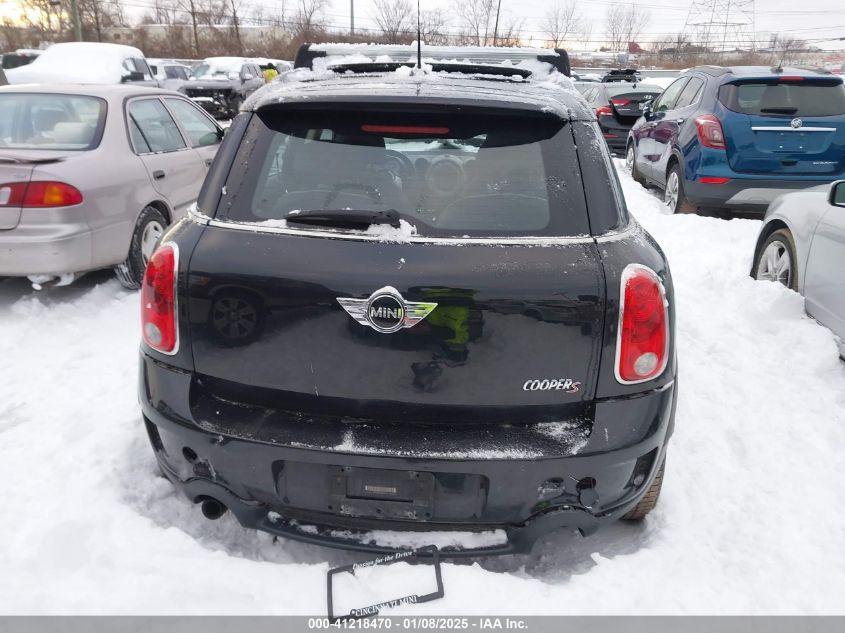 2011 Mini Cooper S Countryman VIN: WMWZC5C52BWL52741 Lot: 41218470