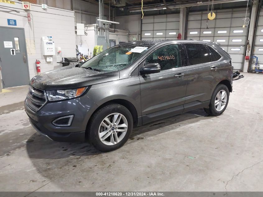 VIN 2FMPK4J96HBB73167 2017 Ford Edge, Sel no.2