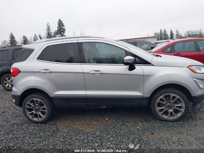 2018 Ford Ecosport Titanium VIN: MAJ6P1WL3JC197684 Lot: 41218645