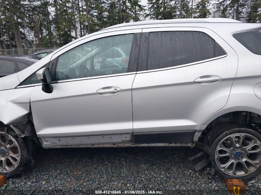 2018 Ford Ecosport Titanium VIN: MAJ6P1WL3JC197684 Lot: 41218645