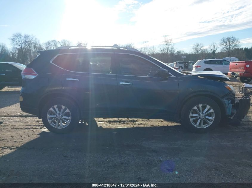 2016 Nissan Rogue Sv VIN: 5N1AT2MV0GC869568 Lot: 41218647