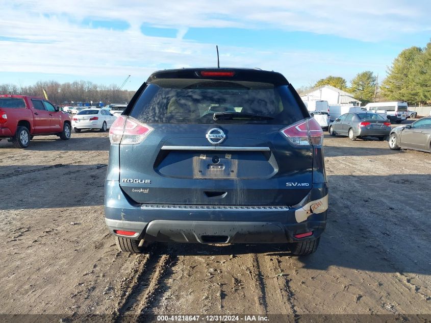 2016 Nissan Rogue Sv VIN: 5N1AT2MV0GC869568 Lot: 41218647