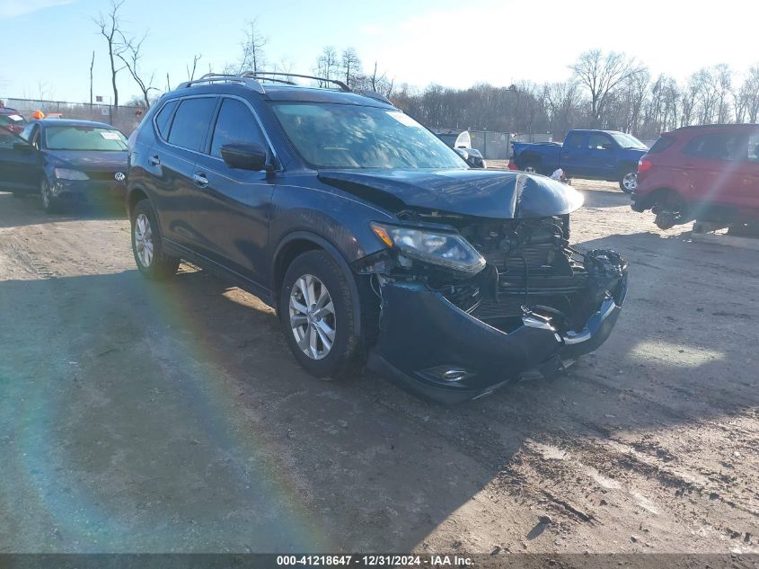 2016 Nissan Rogue Sv VIN: 5N1AT2MV0GC869568 Lot: 41218647