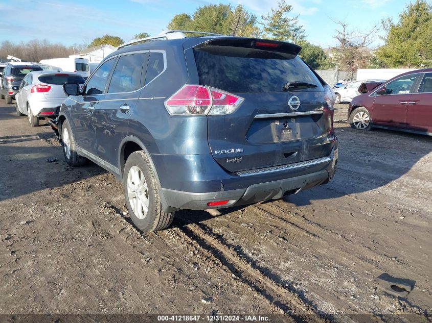 2016 Nissan Rogue Sv VIN: 5N1AT2MV0GC869568 Lot: 41218647