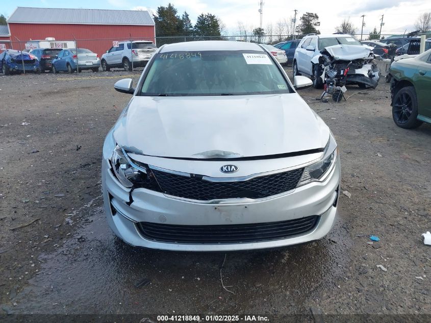 VIN KNAGT4L31G5105918 2016 KIA Optima, LX no.12