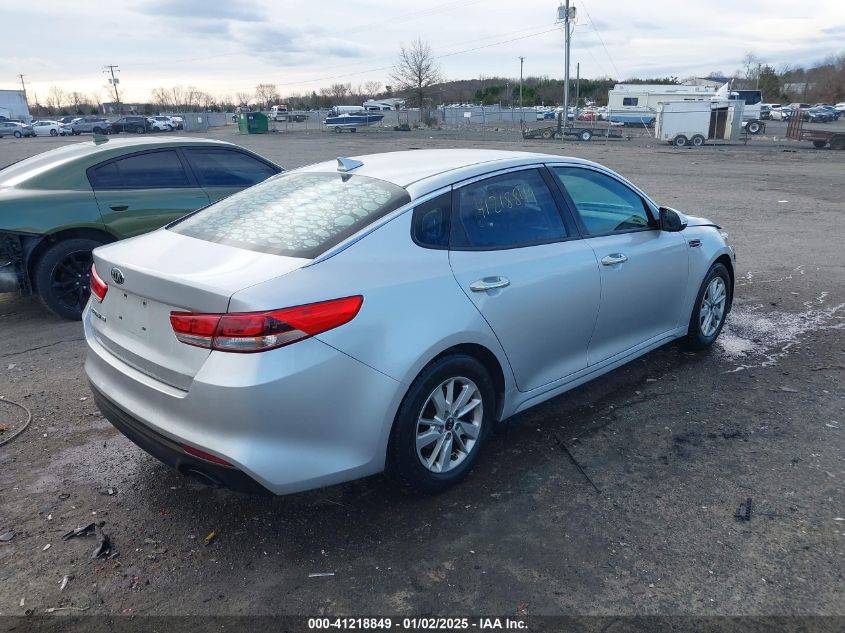 VIN KNAGT4L31G5105918 2016 KIA Optima, LX no.4